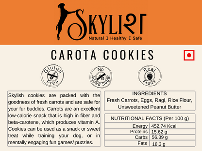 Carota ( Carrot ) dog training treats