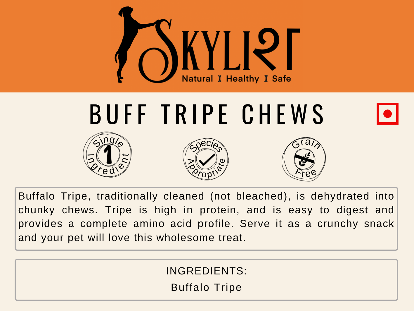 Buff Tripe Chews