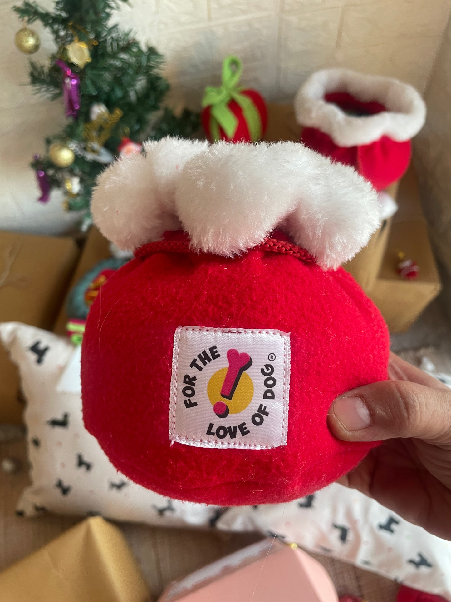 Christmas Squeaky Pouch