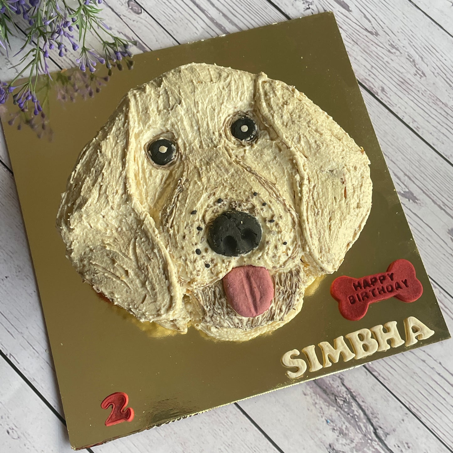 Doggo Face Cake for Dogs