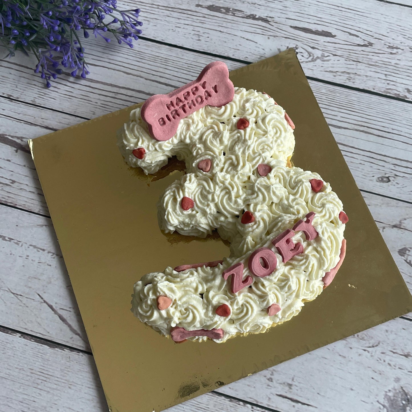 Number Cakes for Dogs in Hyderabad