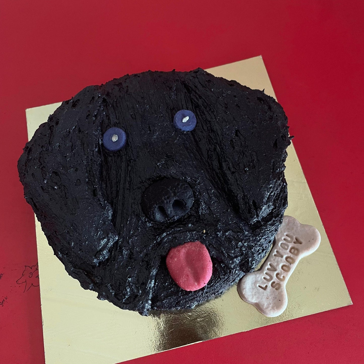 Doggo Face Cake for Dogs