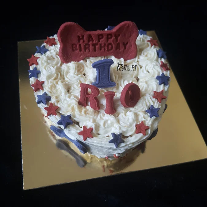 Heart shaped cakes for dogs