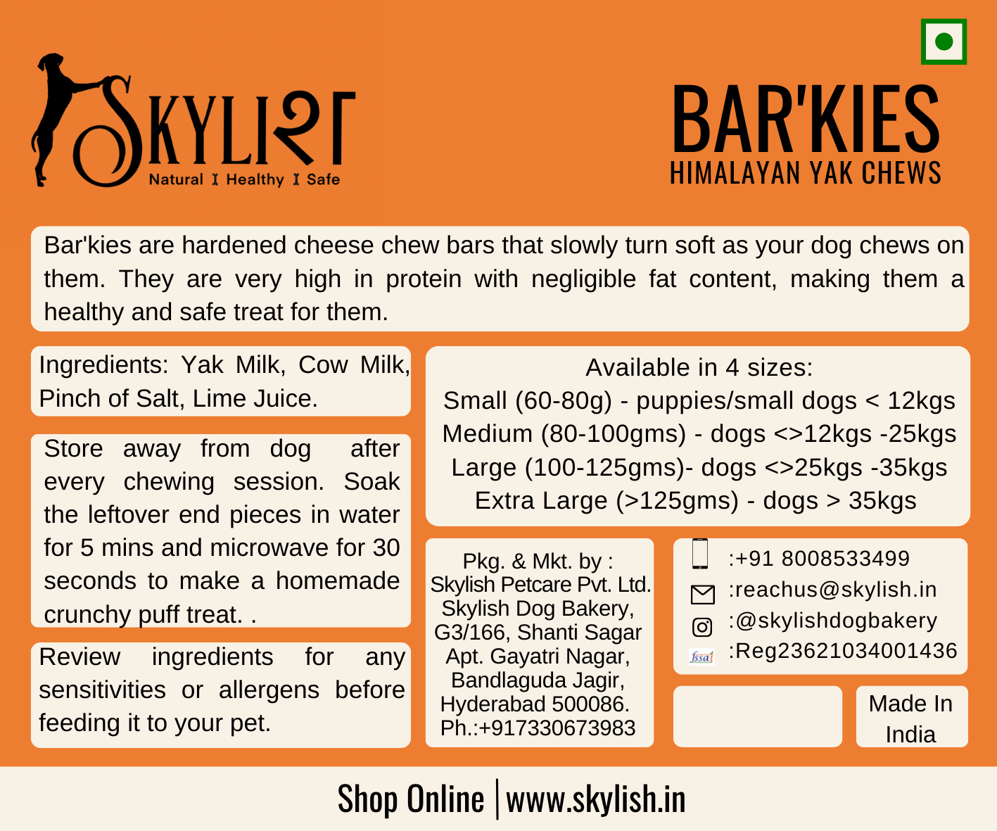 Barkies for Dogs treats