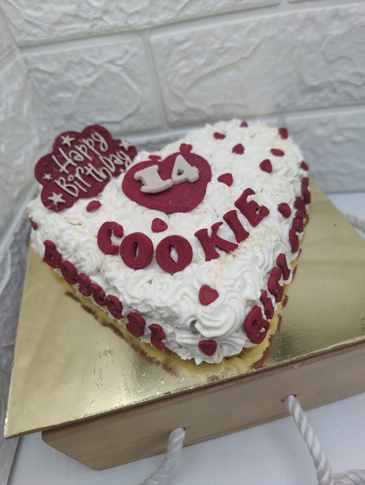 Heart shaped cakes for dogs