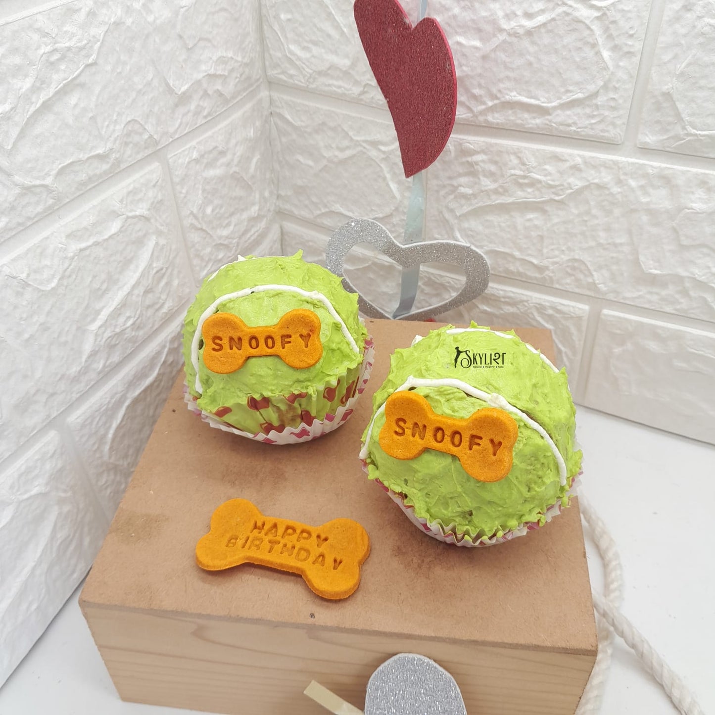 Tennis Ball cakes for dogs
