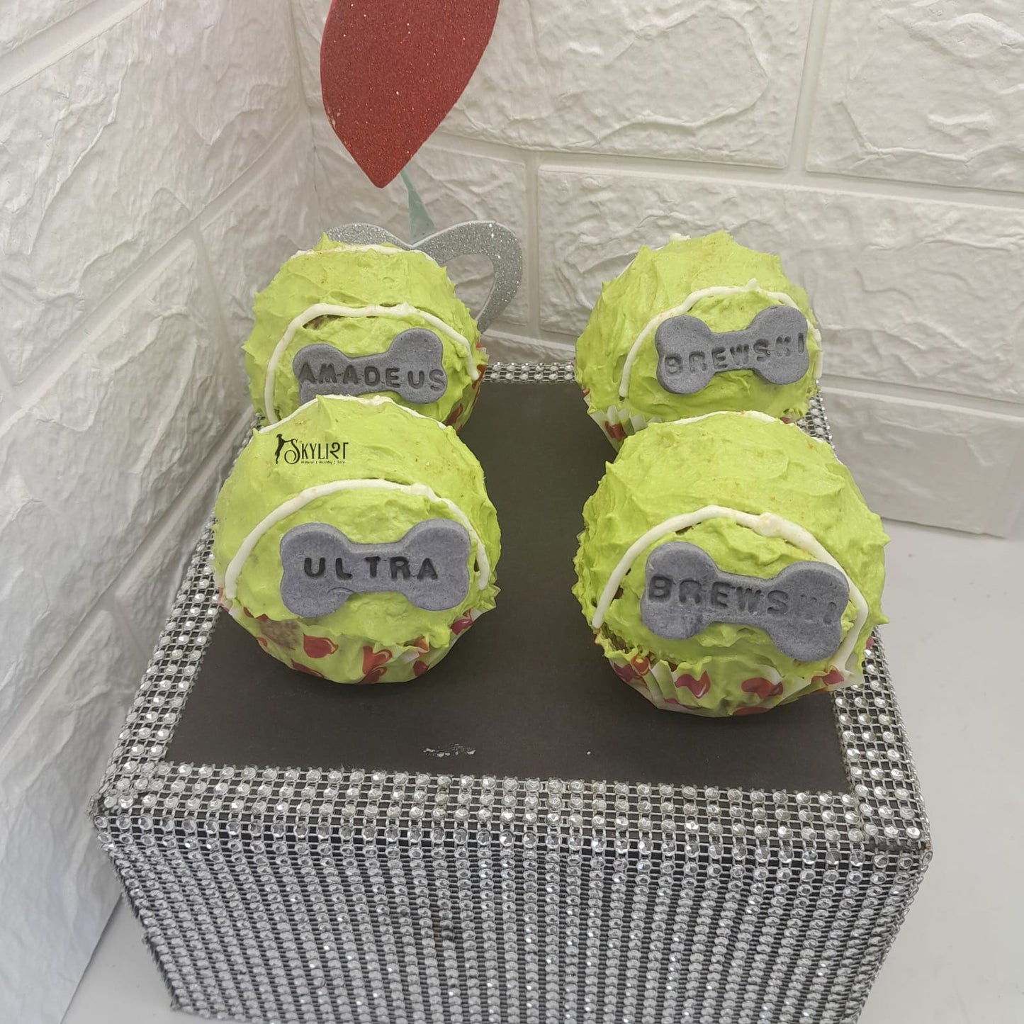 Tennis Ball cakes for dogs
