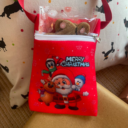 'Christmas Treats' Pouch with Cookies