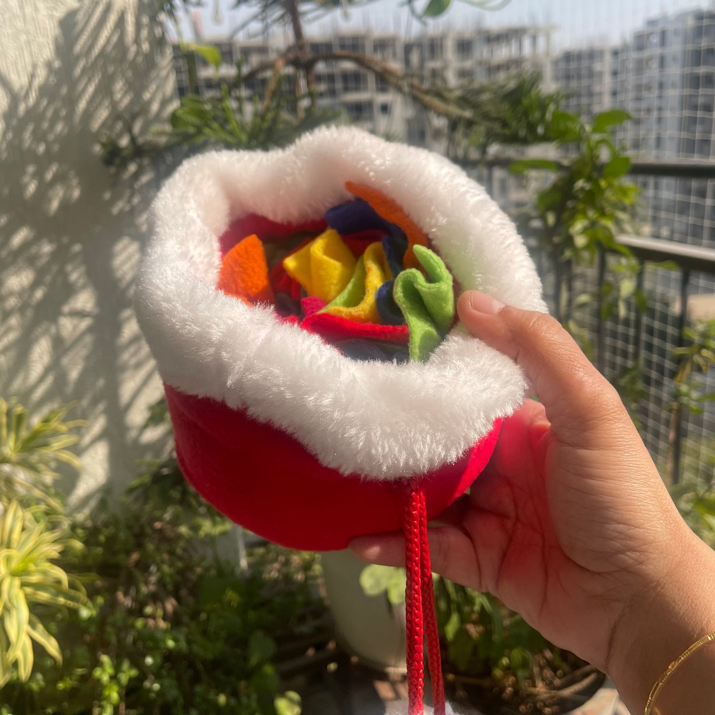 Christmas Snuffle Pouch