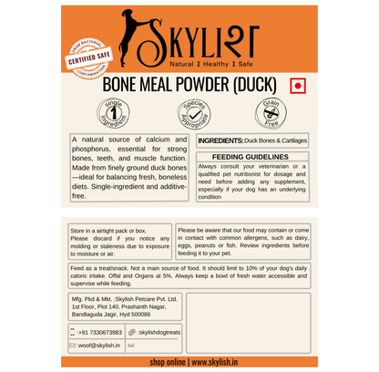 Bone Meal Powder (Chicken/Duck) 50g