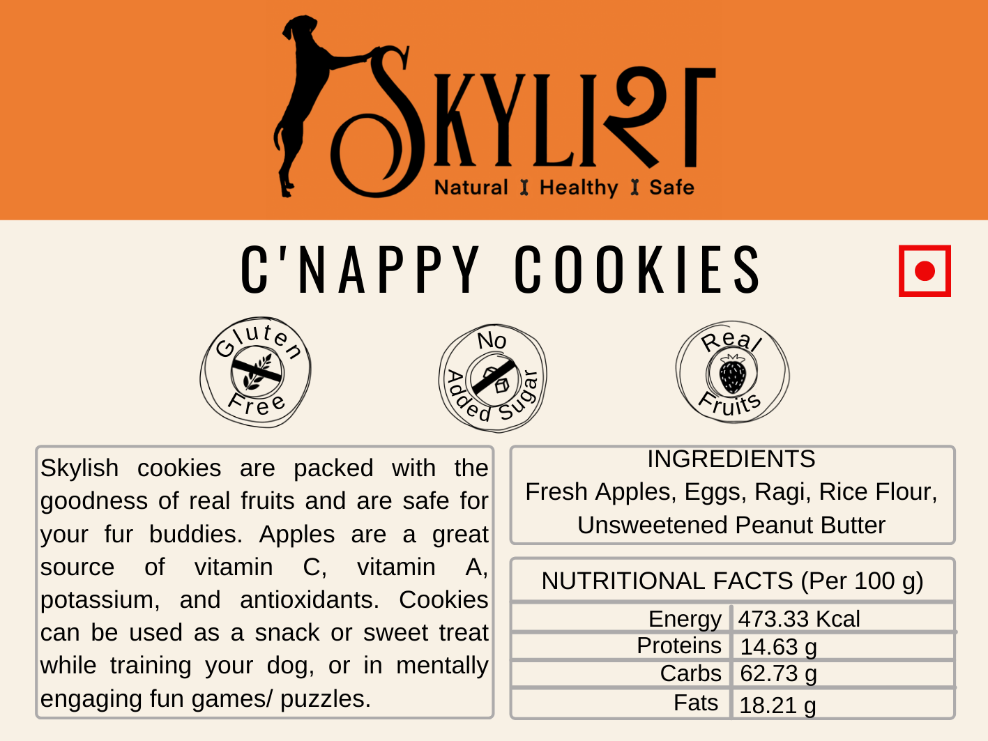 Cnappy (Apple Cinnamon) Training Bites Cookies