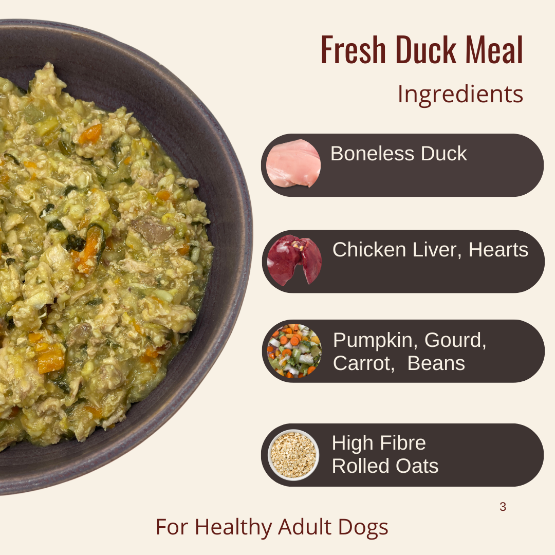 Fresh Duck Meal Ingredients