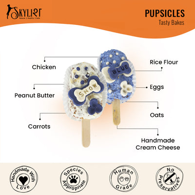 Skylish Pupsicles for Dogs | Gluten-Free | No Sugar, Oil or Butter | No Raising Agents
