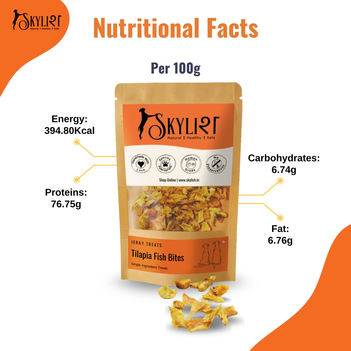 Tilapia Fish Bites (30g)