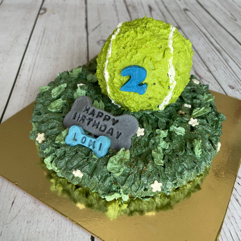 Skylish Tennis Ball Cake for Dogs | Gluten-Free | No Sugar, Oil or Butter | No Raising Agents