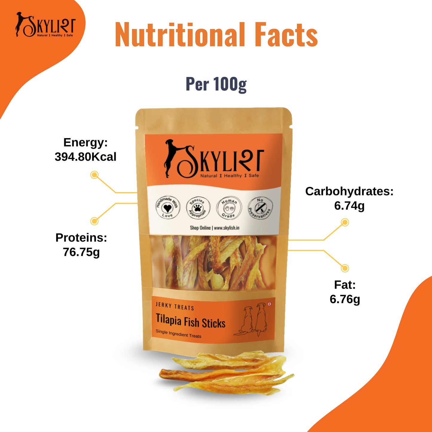 Tilapia Fish Sticks (30g)