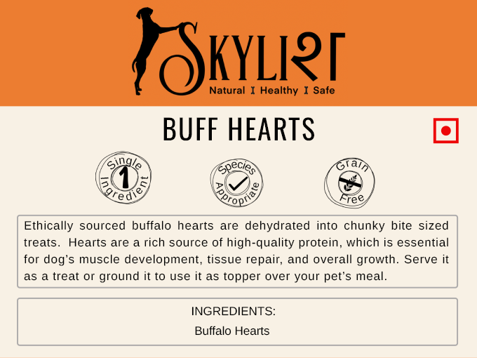 Buff Hearts healthy dog treats