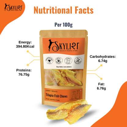 Tilapia Fish Chews (30g)