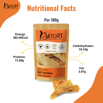 Buff Tripe Chews (30g)