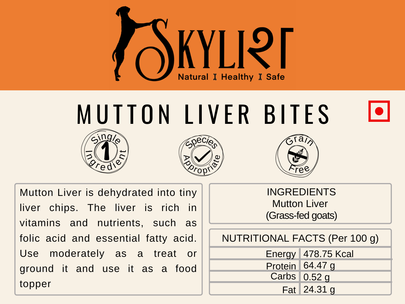 Skylish Mutton Liver Bites