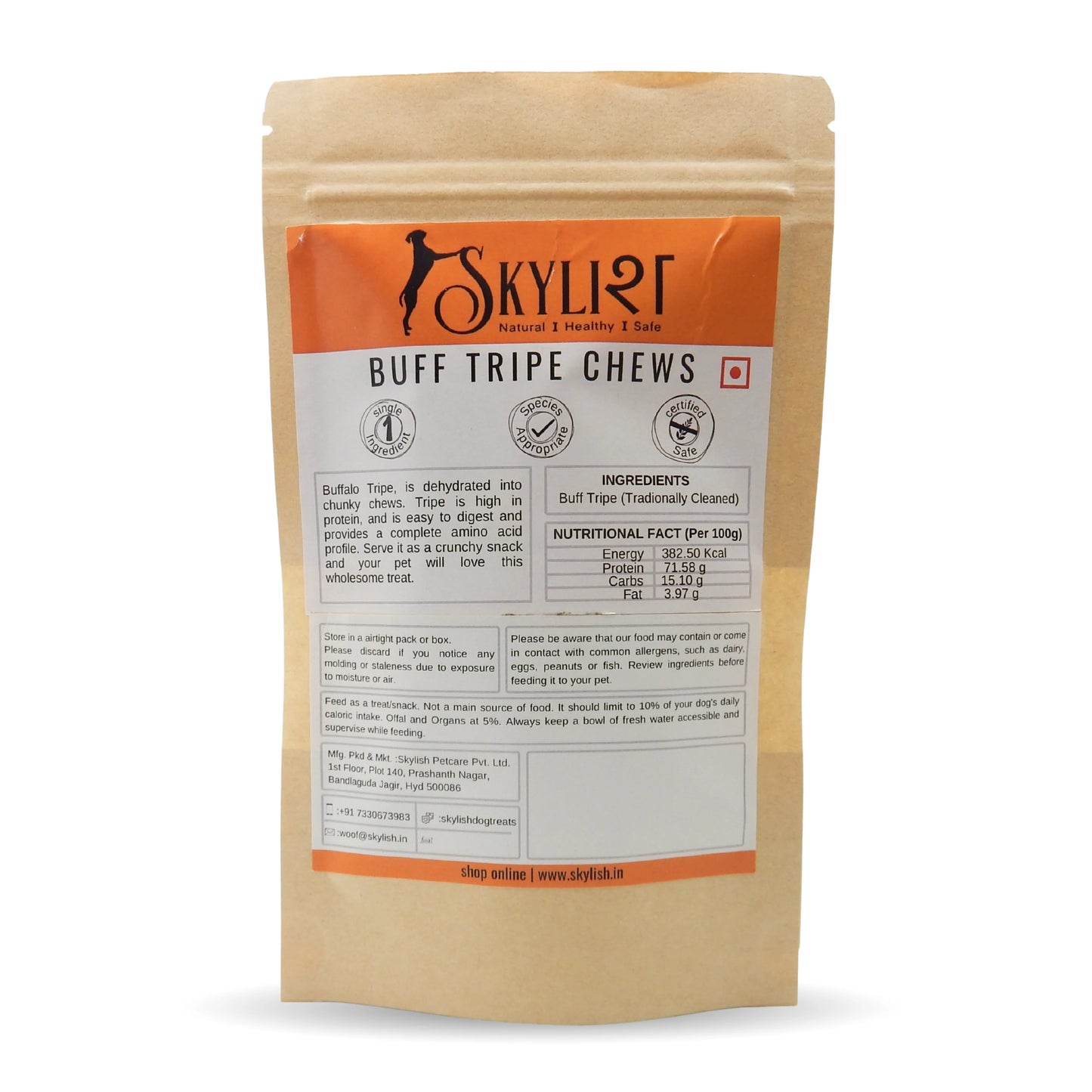 Buff Tripe Chews (30g)