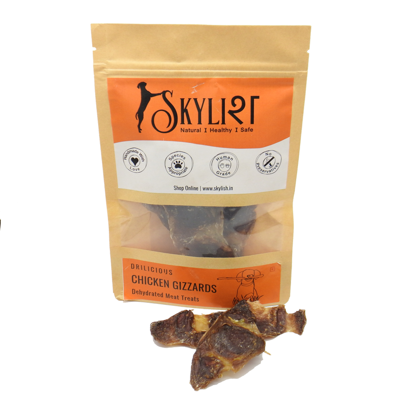 Skylish Chicken Gizzards Single Ingredient, Single Protein, Species Appropriate, Gluten Free, No Preservatives