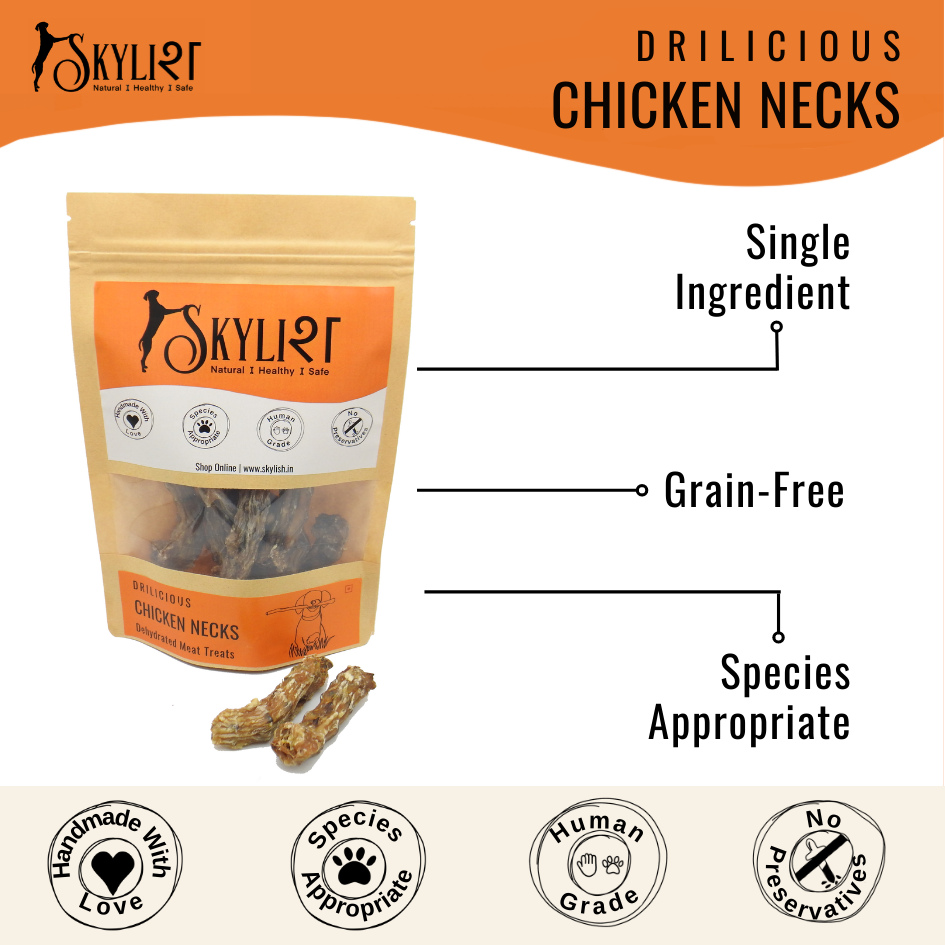Chicken Necks- Single Ingredient, Single Protein, Species Appropriate, Gluten Free, No Preservatives