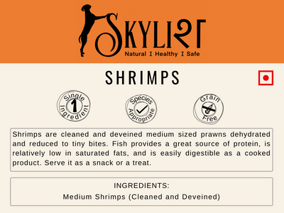 Shrimps, Single Ingredient, Single Protein, Species Appropriate, Gluten Free, No Preservatives