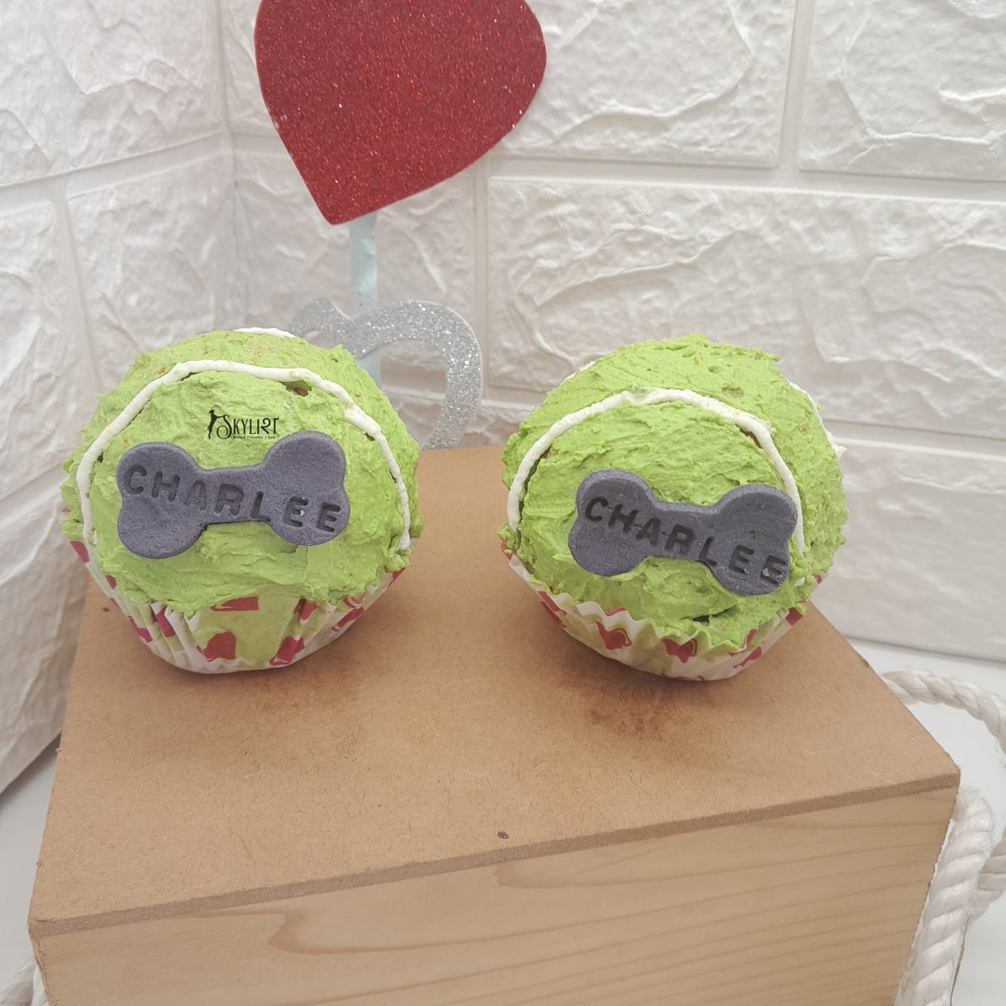 Tennis Ball cakes for dogs